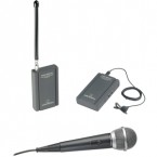 鐵三角 Audio-Technica ATR288W VHF TwinMic 無線系統(tǒng)的電池供電接收器和發(fā)射器