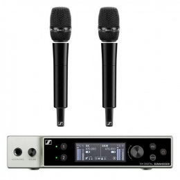 森海塞爾 SENNHEISER EW-DX 865-S雙通道數(shù)字無(wú)線手持套裝（超心形電容）